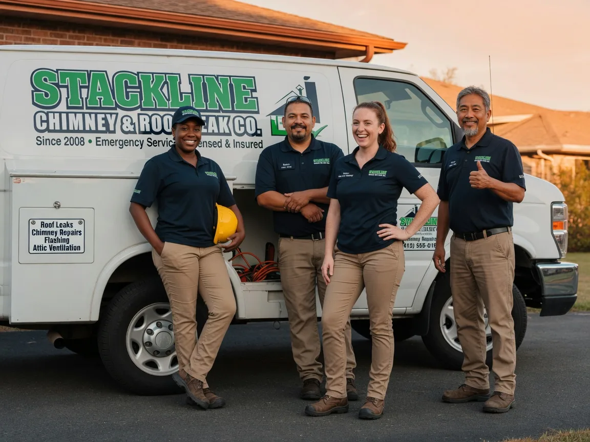 Chimney flashing repair company in Grinnell, KS
